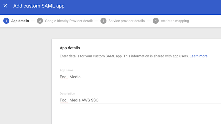 Google Admin Add App
